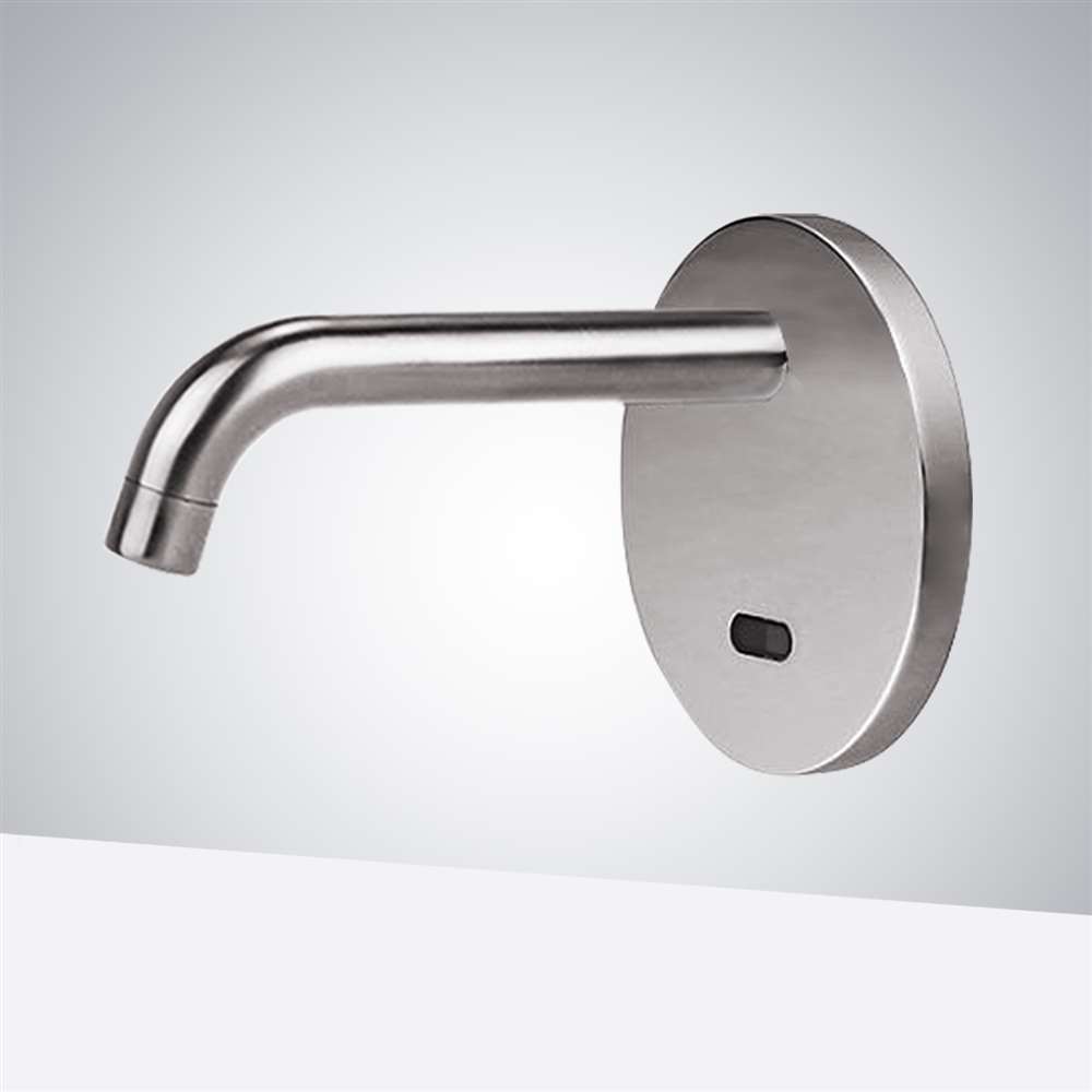 Fontana electrical sensor touchless faucet brushed nickel commercial